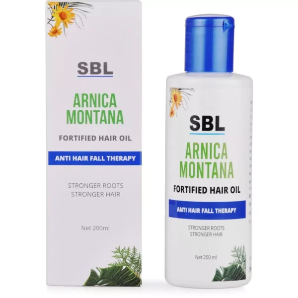 Arnica Montana Fortified Hair Oil-Anti Hair Fall Therapy 200ml, SBL