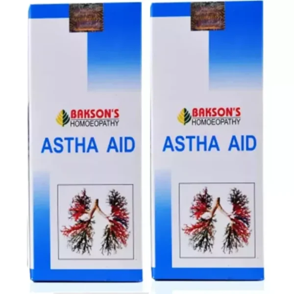 Astha Aid Syrup 450ml, Pack of 2, Bakson