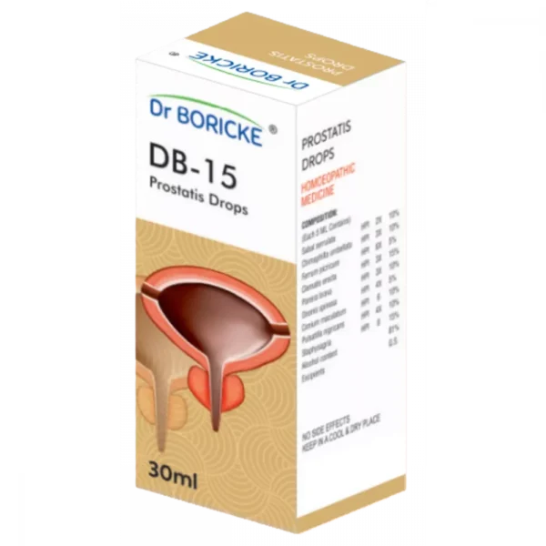 DB 15 Prostatis Drops 30ml, Dr Boricke