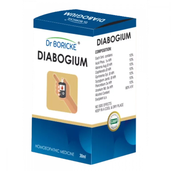Diabogium 30ml, Dr Boricke