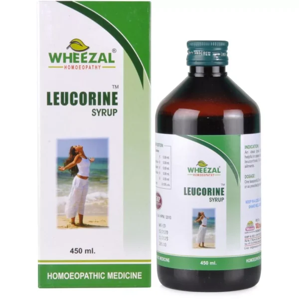 Leucorine Syrup 450ml, Wheezal