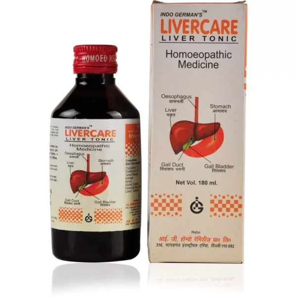 Liver Care Syrup 180ml, Indo German