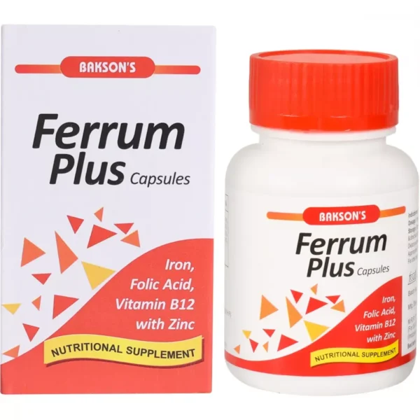 Ferrum Plus Capsules 30cap, Bakson