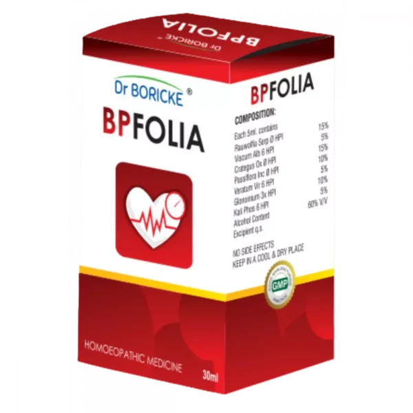 B P Folia 30ml, Dr Boricke