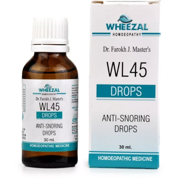 WL 45 Anti Snoring Drops 30ml, Wheezal