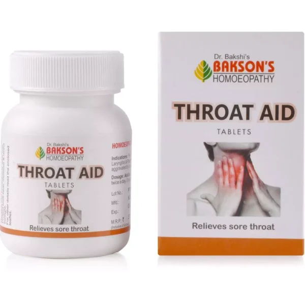 Throat Aid Tablets 75tab, Bakson