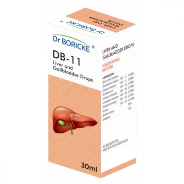 DB 11 Liver and Gallbladder Drops 30ml, Dr Boricke
