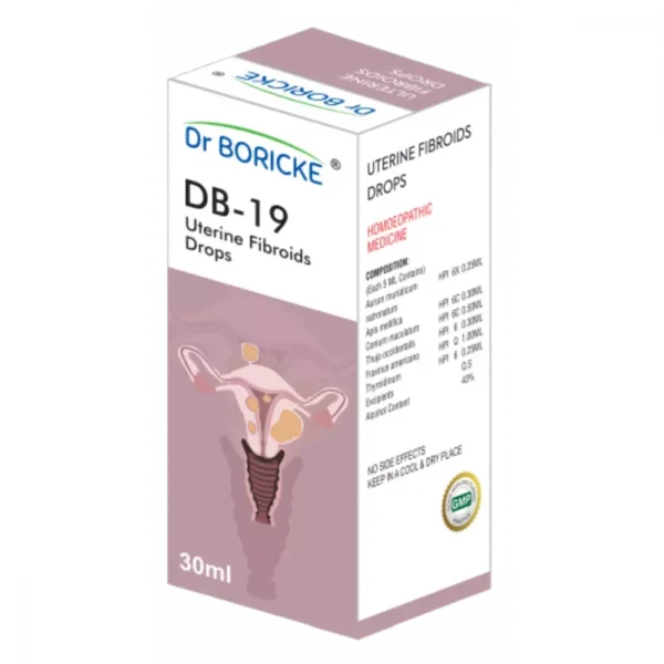 DB 19 Uterine Fibroids Drops 30ml, Dr Boricke