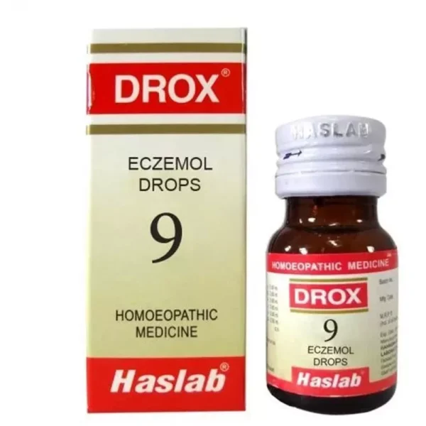 DROX 9 (Eczemol Drops - Eczema) 30ml, Haslab