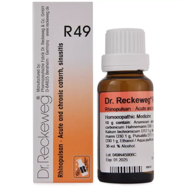 R 49 (Rhinopulsan) 22ml, Dr Reckeweg