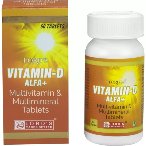 Vitamin D Alfa + Tablets 60tab, Lords