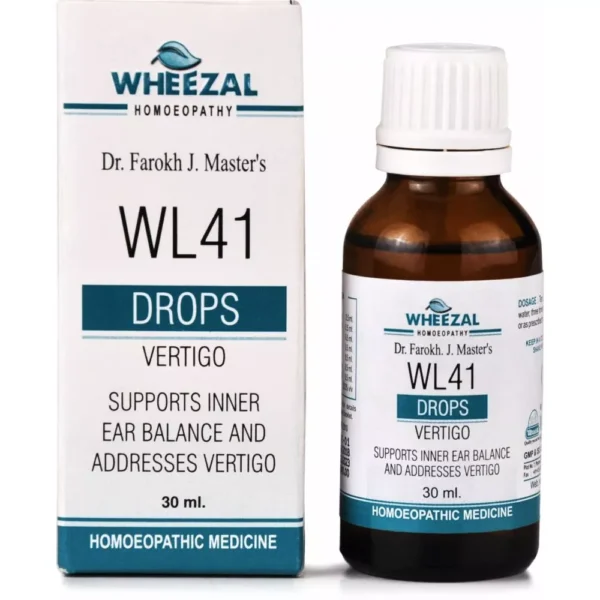 WL 41 Vertigo Drops 30ml, Wheezal