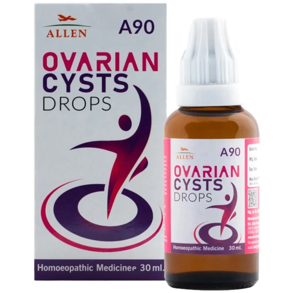 A 90 Ovarian Cysts Drops 30ml, Allen