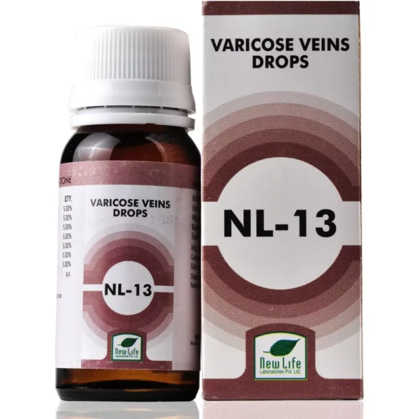 NL 13 (Varicose Veins Drops) 30ml, New Life