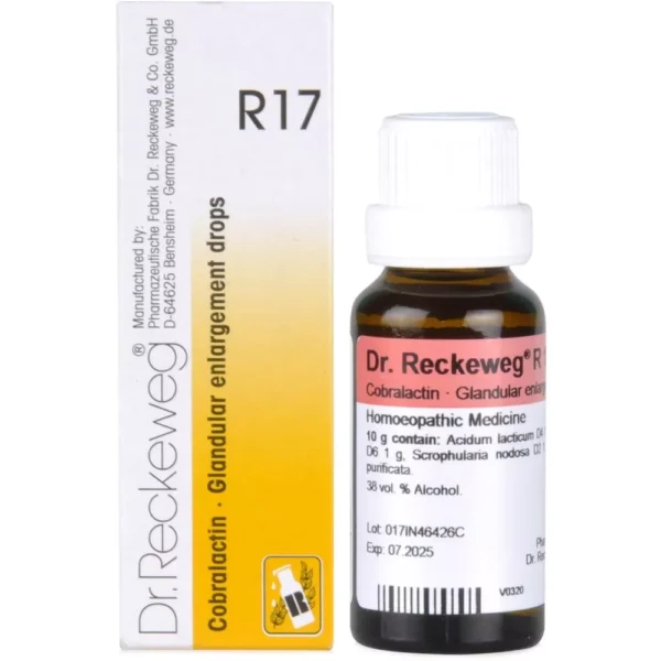 R 17 (Cobralactin) 22ml, Dr Reckeweg