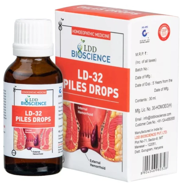 LD 32 Piles Drops 30ml, LDD