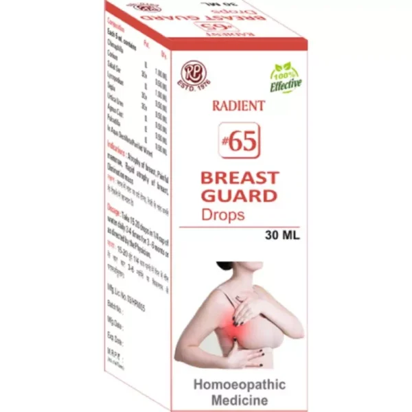 Radient 65 Breast Guard 30ml, Radient