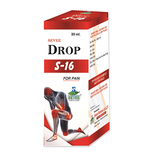 S-16 Drop For Pain 30ml, Sevee