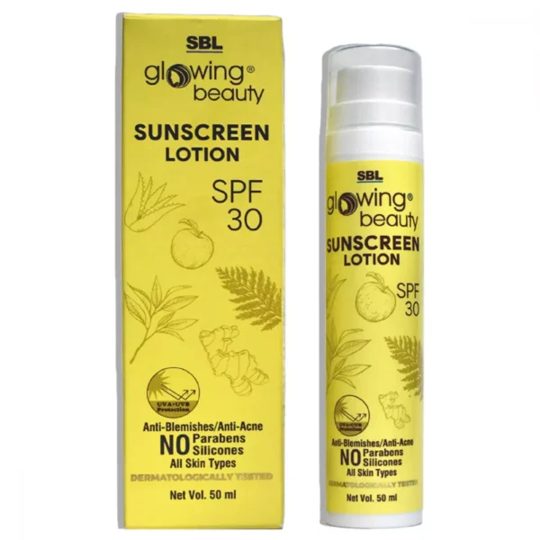 Glowing Beauty Sunscreen Lotion 50ml, SBL